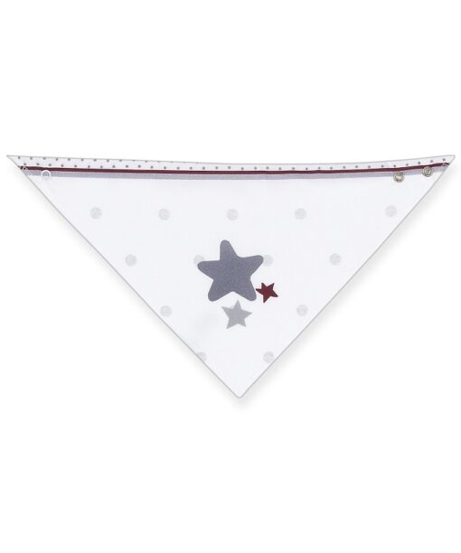 Babero bandana gris