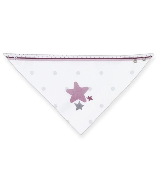 Babero bandana rosa