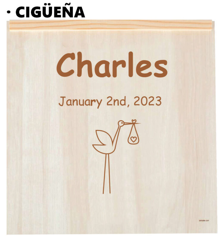 Caja madera regalo personalizada - Imagen 3