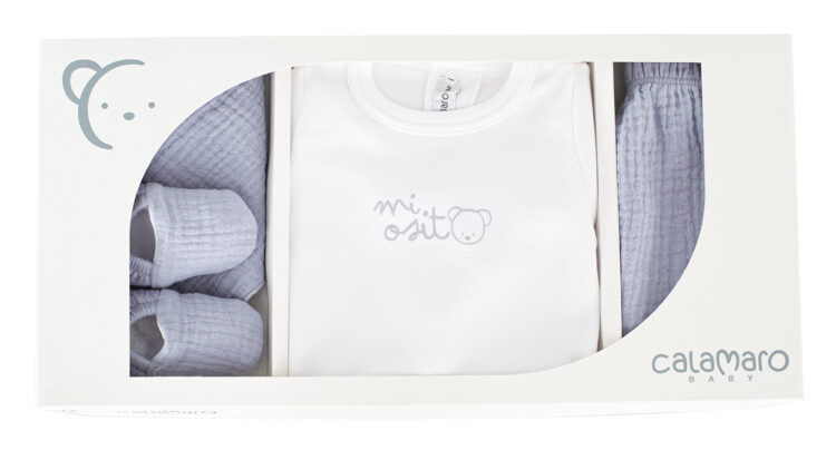 Pack regalo bebe azul