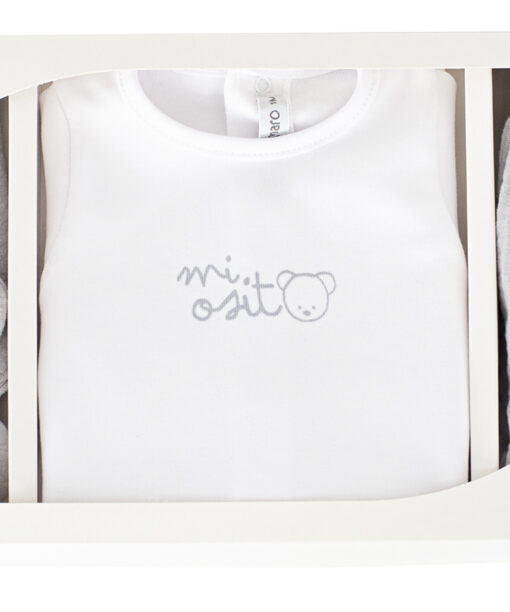 Pack regalo para bebe gris