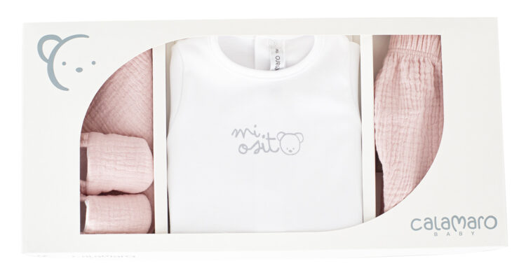 Pack regalo bebe rosa