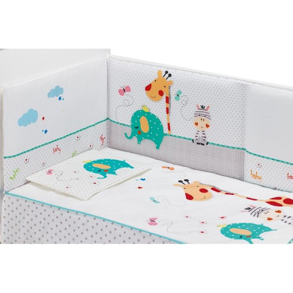 Protector de cuna con nórdico