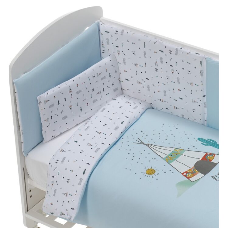 Funda nórdica con protector de cuna