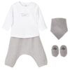 Pack regalo para bebe gris
