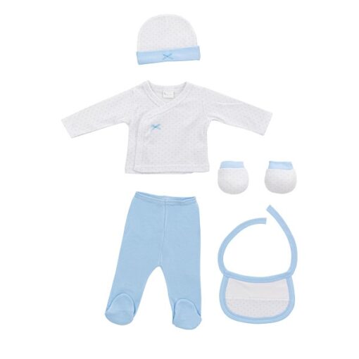 SET REGALO 5 PCS TOPOS BAMBÚ AZUL