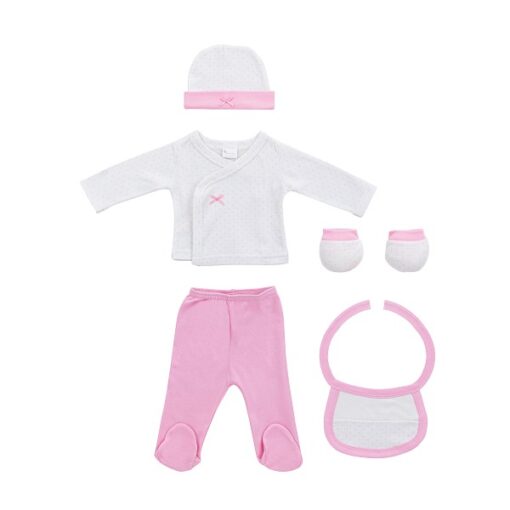 SET REGALO 5 PCS TOPOS BAMBÚ ROSA