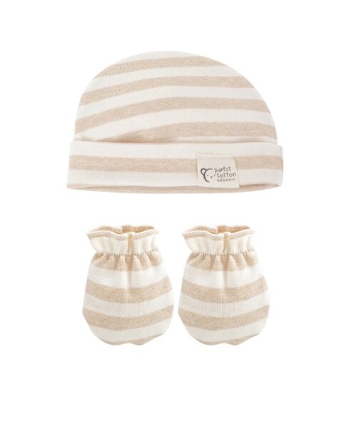Manoplas y gorro bebe