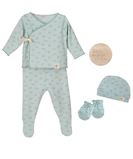 Set nacimiento para bebe mint