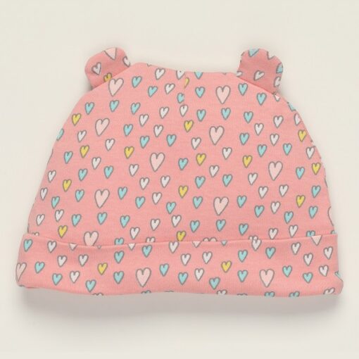 Gorrito para bebe rosa
