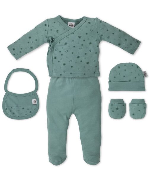 Set para nacimiento verde