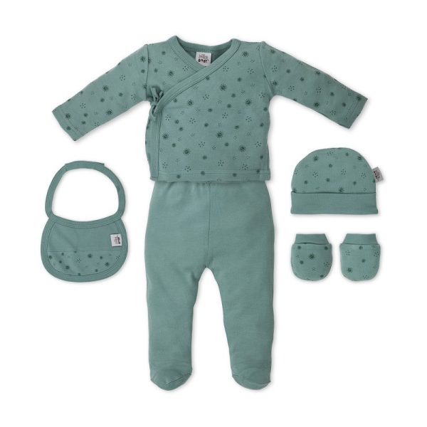 Set para nacimiento verde