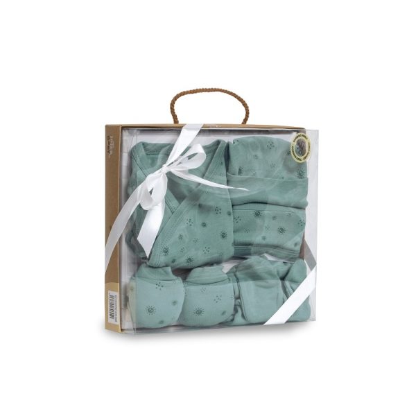Set para nacimiento verde