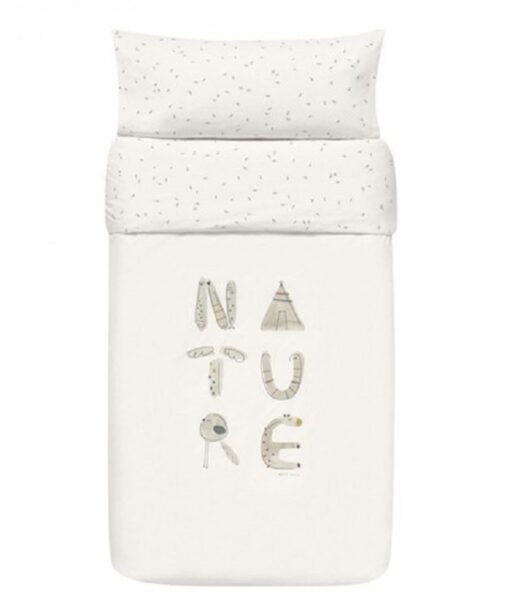 Funda nórdica cuna nature