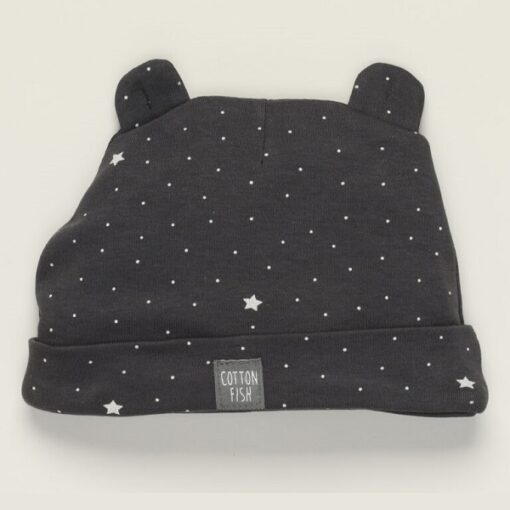 Gorro para bebe gris