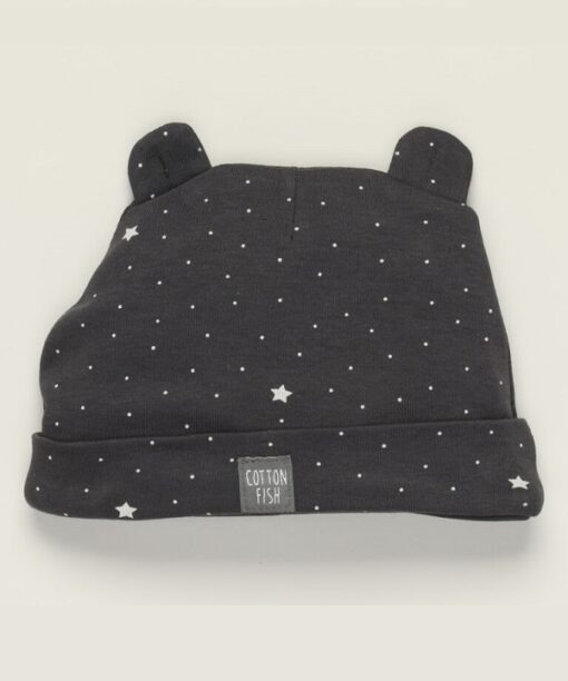 Gorro para bebe gris