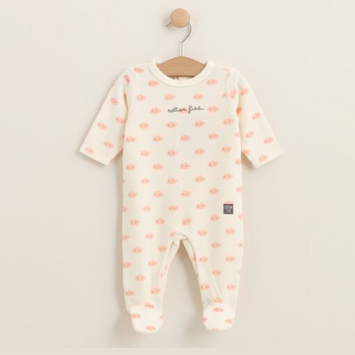 Pijama bebe estampado rosa