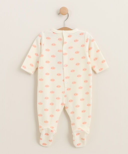 Pijama bebe estampado rosa