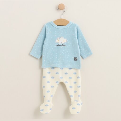 Pijama para bebe azul