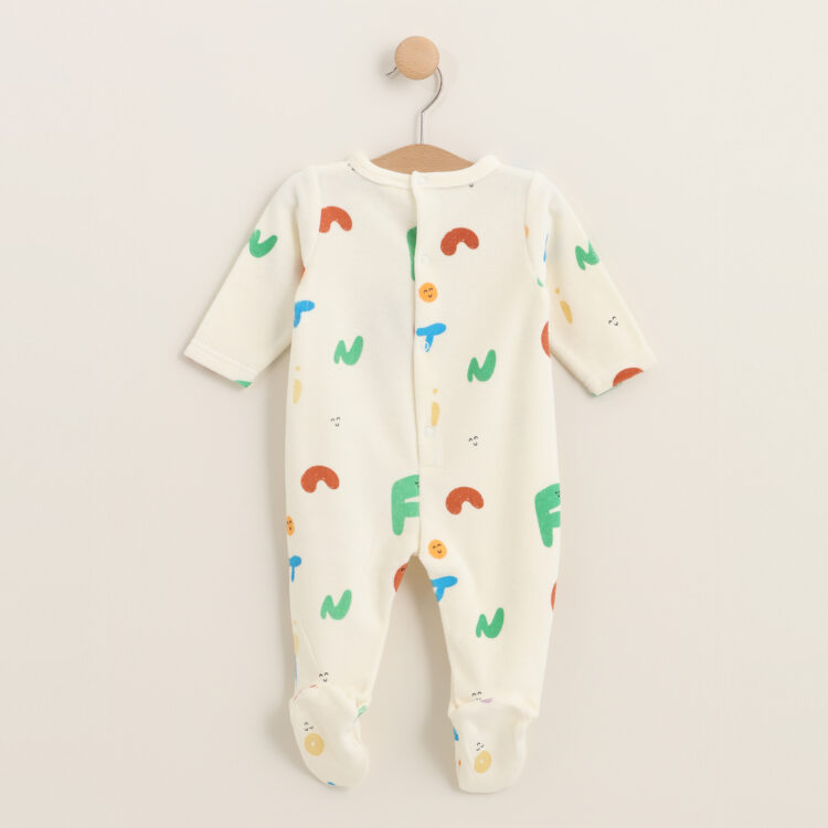 Pijama para bebe estampado