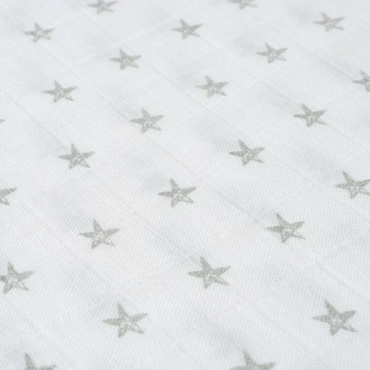 Muselina para bebes gris