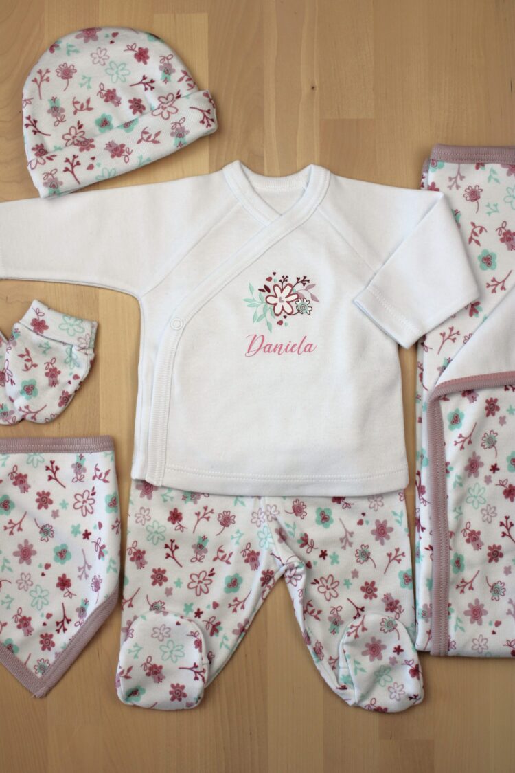 Set de nacimiento Flowers Personalizado