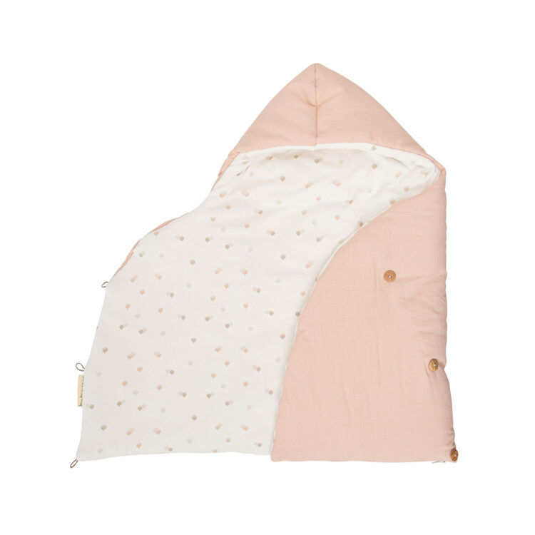 Saco arrullo bebe con capucha