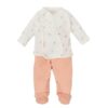 Conjunto jubon y polaina para bebe