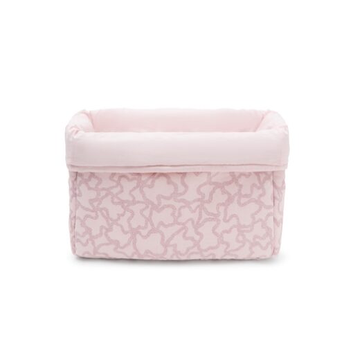Cesta infantil de tela Home Kaos Rosa TOUS