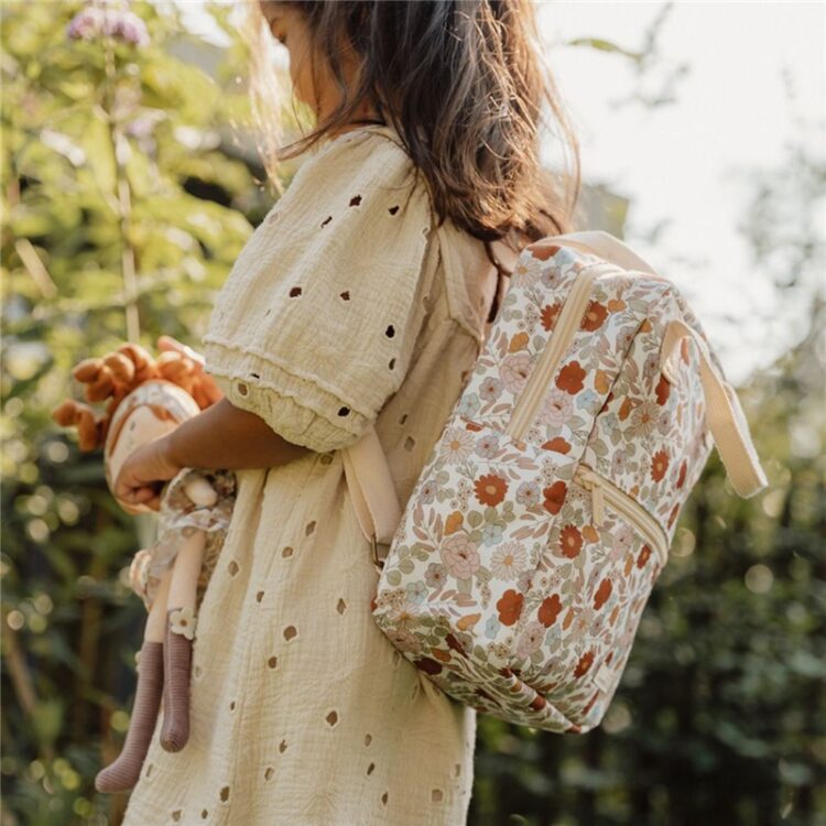 MOCHILA VINTAGE FLORES LITTLE DUTCH - Imagen 5