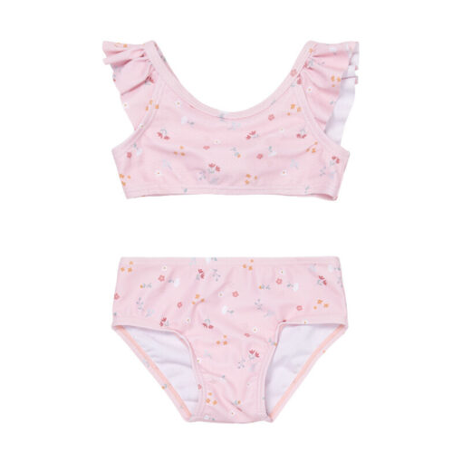Bikini Volantes Flores Rosas