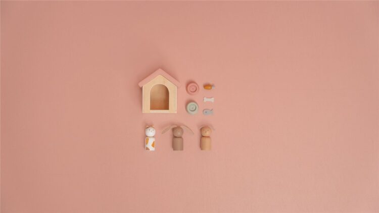 SET MASCOTAS CASA MUÑECAS FSC LITTLE DUTCH - Imagen 3