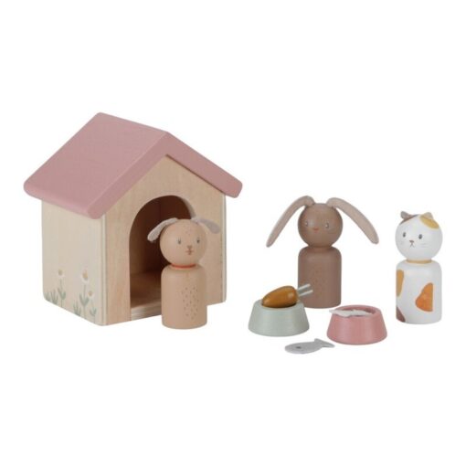 SET MASCOTAS CASA MUÑECAS FSC LITTLE DUTCH
