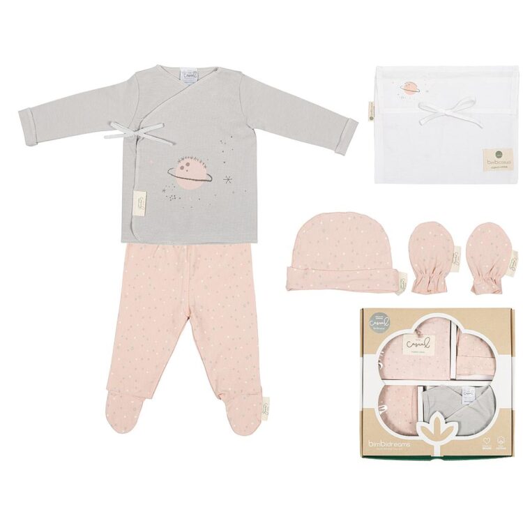 Set de nacimiento 5 piezas Planet Rosa