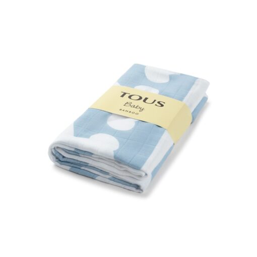 Muselina de bebé TOUS Muse Azul Celeste