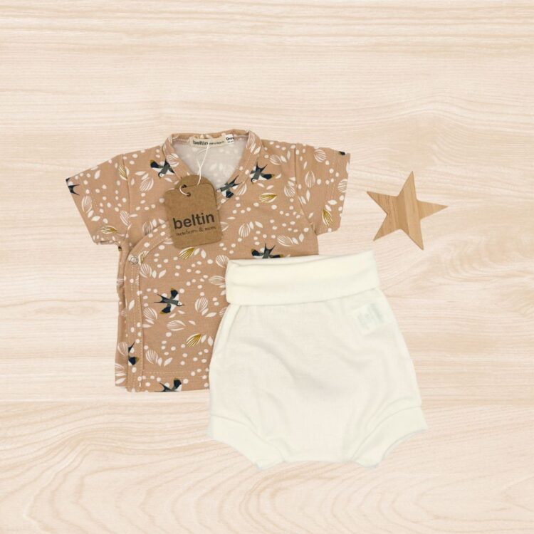 Conjunto manga corta y ranita MILA