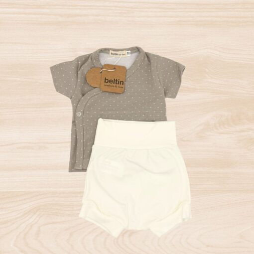 Conjunto manga corta y ranita BOSTON