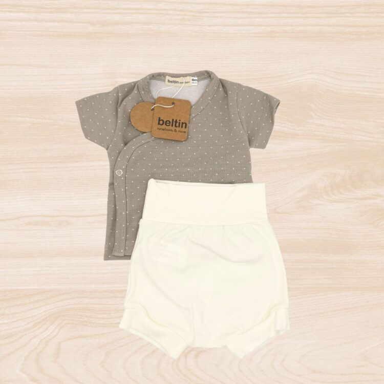 Conjunto manga corta y ranita BOSTON