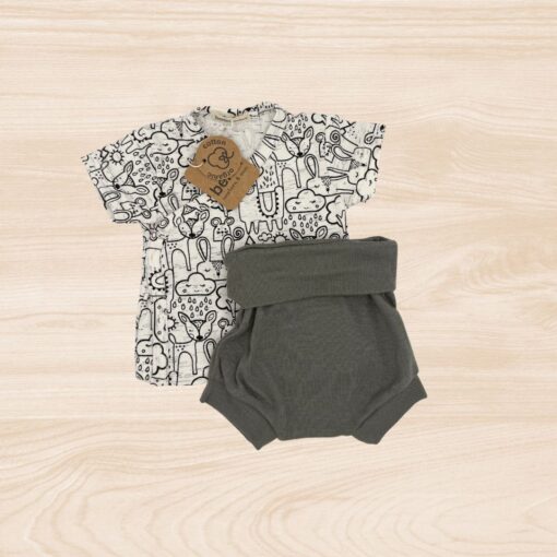 Conjunto manga corta y ranita TIBET