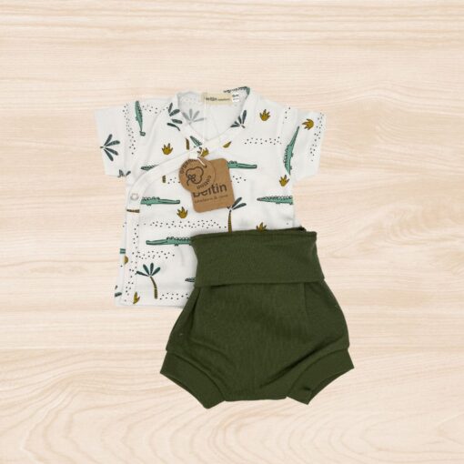 Conjunto manga corta y ranita CROCCO