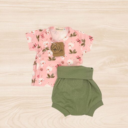 Conjunto manga corta y ranita EMILY