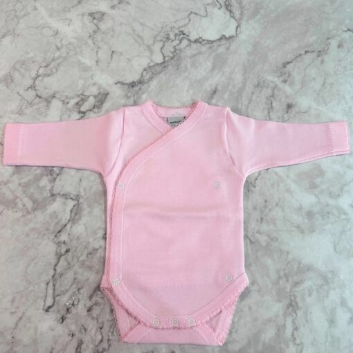 Body cruzado prematuro rosa