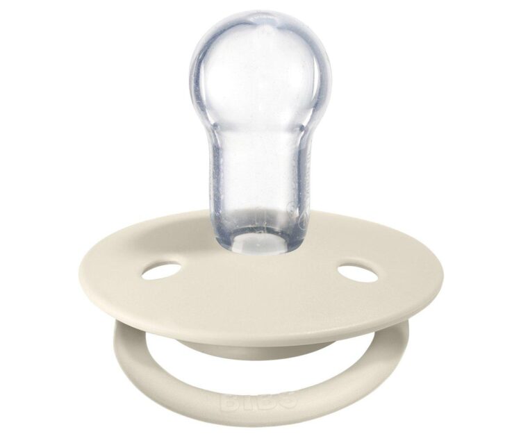 2 Chupetes BIBS De Lux Ivory/Sage Silicona - Imagen 12