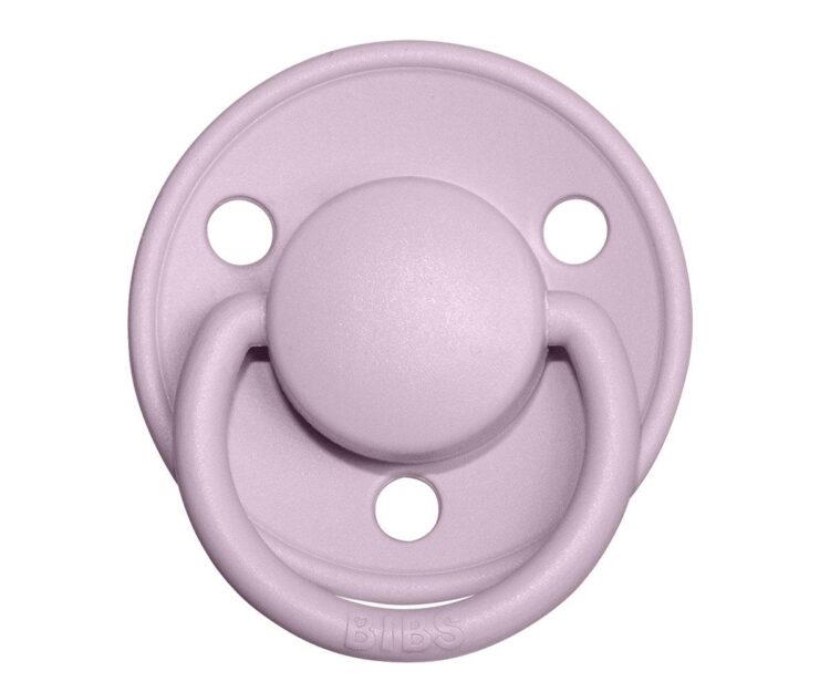2 Chupetes BIBS De Lux Dusky Lilac/Heather Silicona - Imagen 8