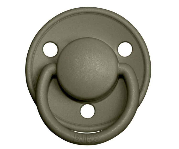 2 Chupetes BIBS De Lux Sage/Hunter Green Silicona - Imagen 4