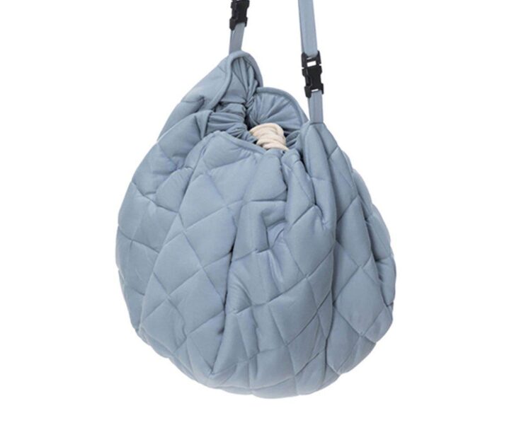 Saco Organic SOFT Reversible Play & Go Dusty Blue - Imagen 2