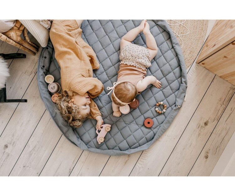 Saco Organic SOFT Reversible Play & Go Dusty Blue - Imagen 5
