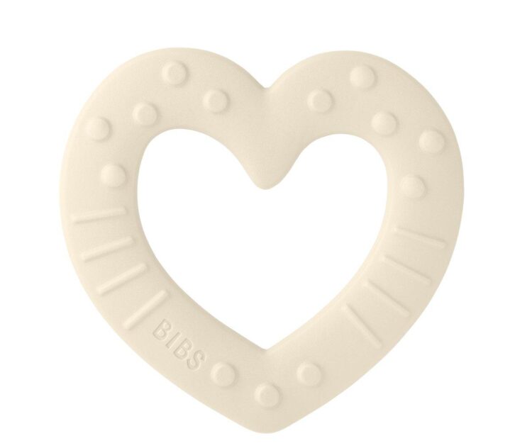 Mordedor BIBS Baby Bitie Corazón Ivory - Imagen 5