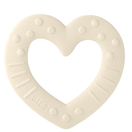 Mordedor BIBS Baby Bitie Corazón Ivory