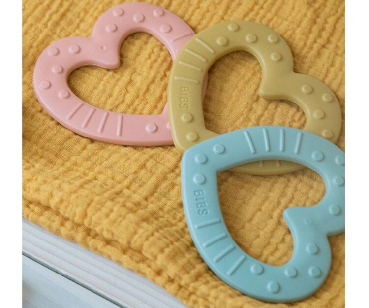 Mordedor BIBS Baby Bitie Corazón Ivory - Imagen 8